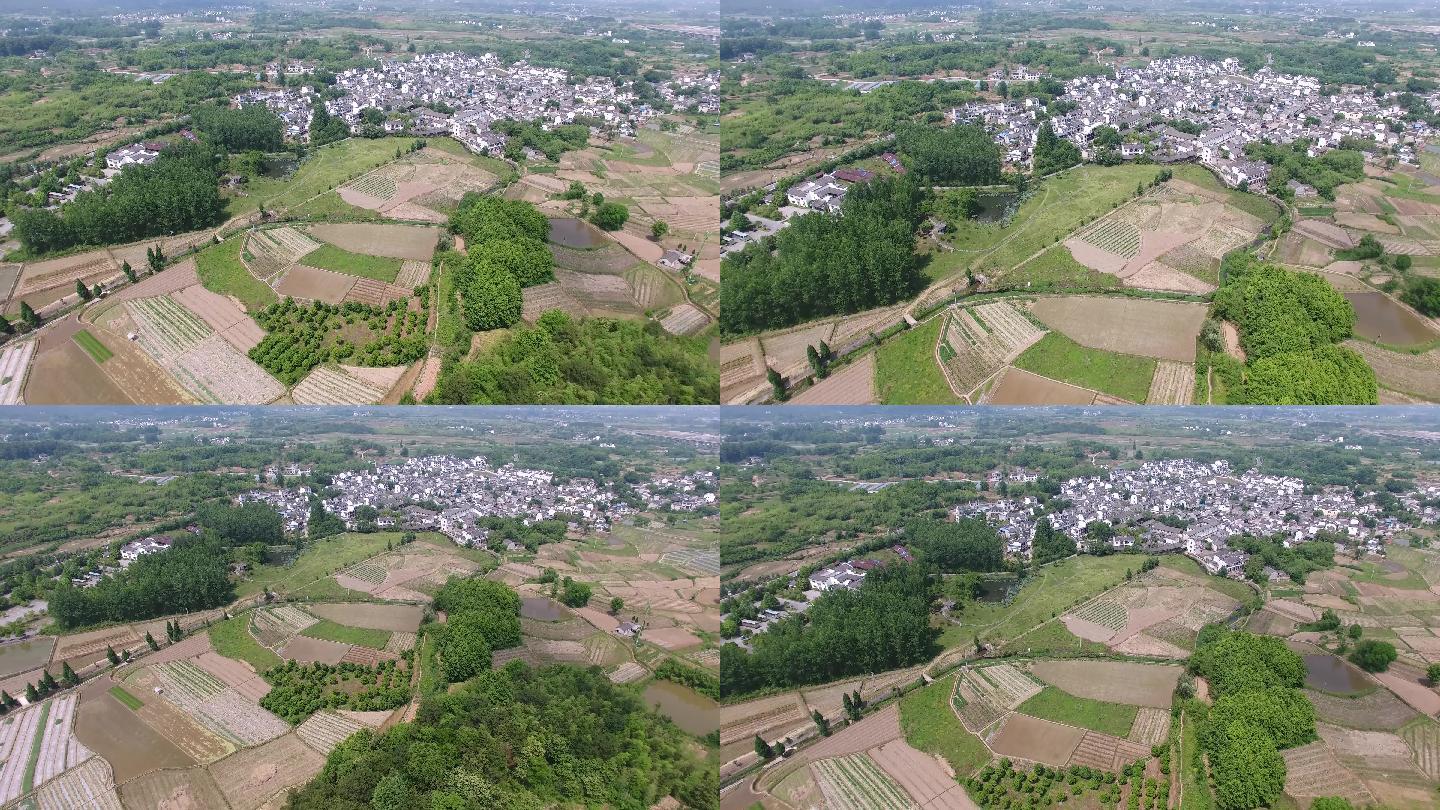 4k山区梯田茶山全景航拍