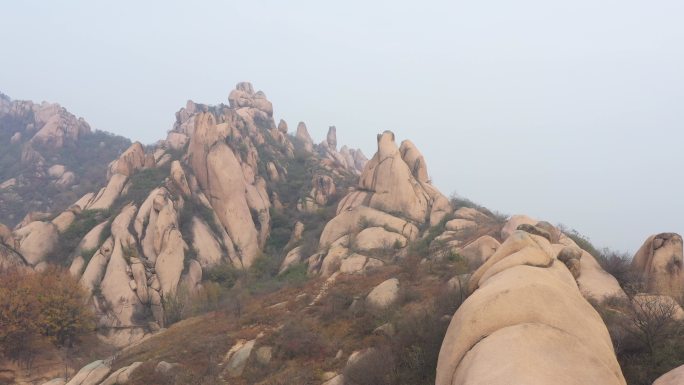 航拍嵖岈山风景区