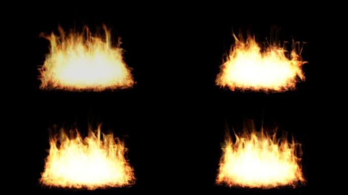 火焰火苗燃烧2-循环alpha通道