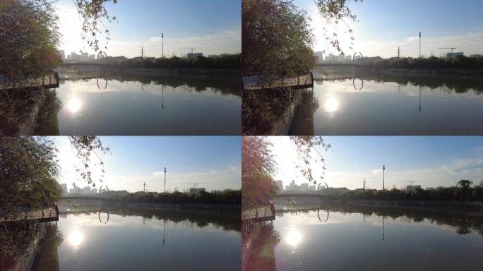山东济南：小清河的早晨