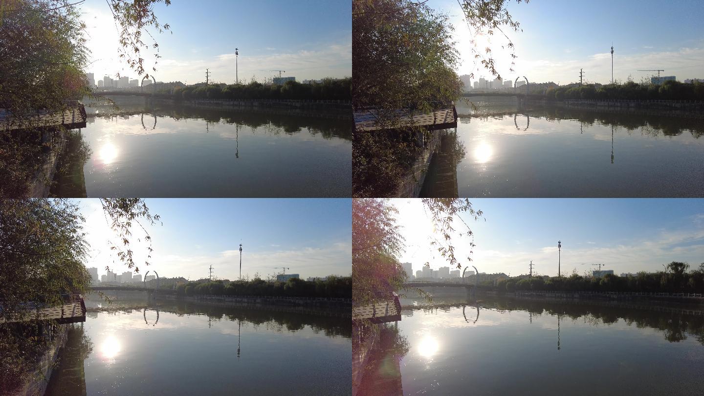 山东济南：小清河的早晨