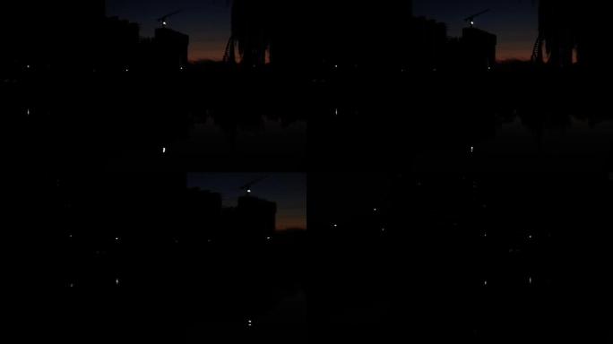 山东济南：小清河黄昏夜景