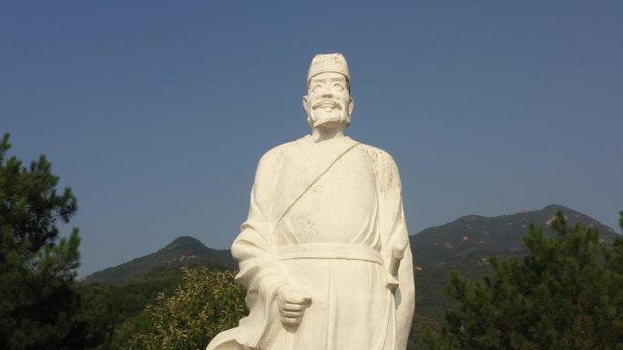 灵山寺朱元璋雕像