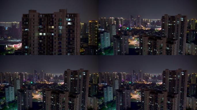 4k实拍-快节奏城市空镜推拉运镜