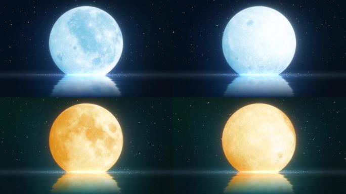 【视频】2款唯美月亮转动