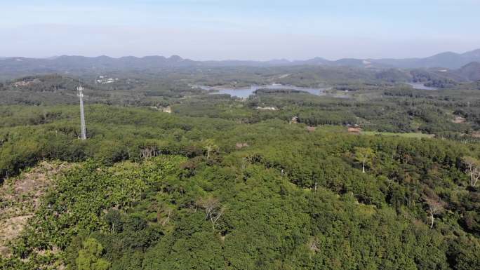 海南屯昌 梦幻香山文化园 航拍4K