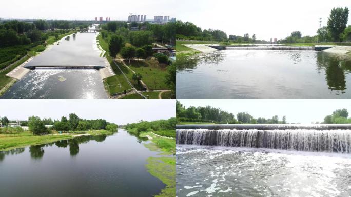 河南郑州索须河生态建设成果