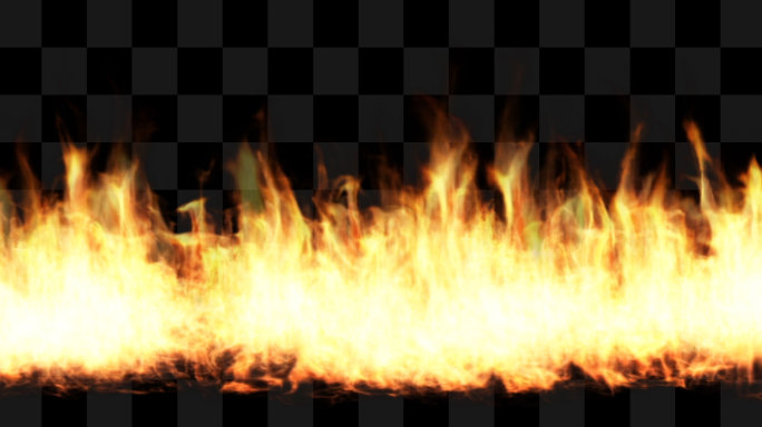 火焰火苗燃烧4-循环alpha通道