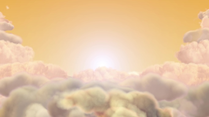 【4K】彩天无缝循环云背景