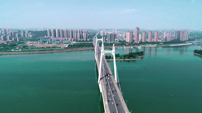 湘江大桥-航拍4K
