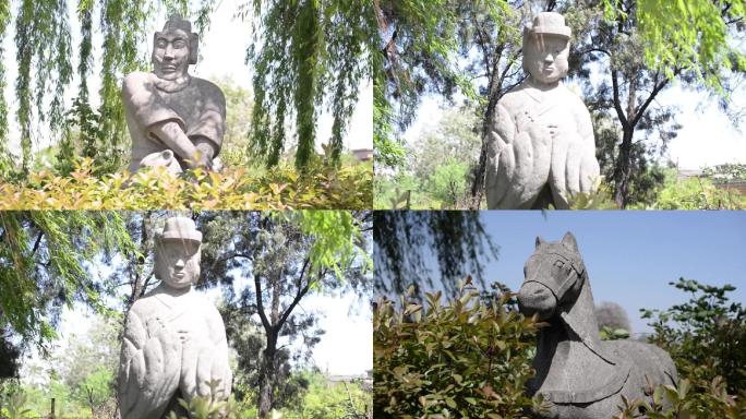 汉墓石像