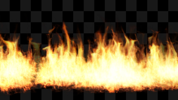 火焰火苗燃烧3-alpha通道