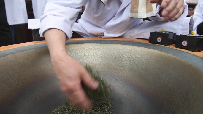 茶叶加工传统手工制茶绿茶