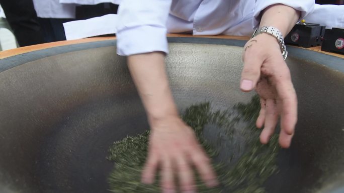 茶叶加工传统手工制茶绿茶