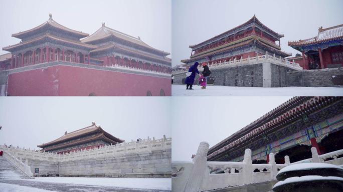 2021北京故宫雪景