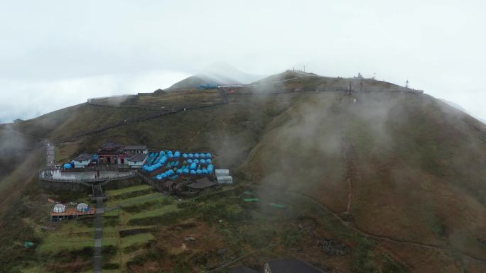 江西武功山云海风光4K航拍原创实拍合集