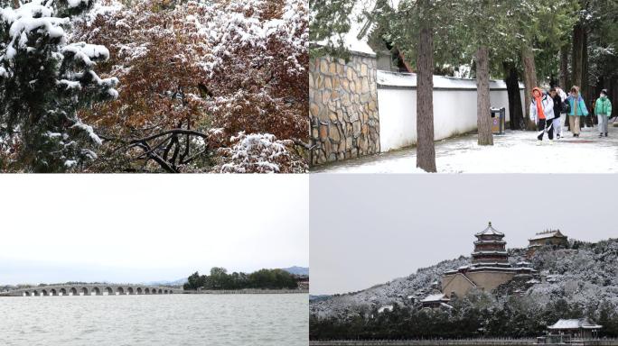 下雪的北平-冬季雪景