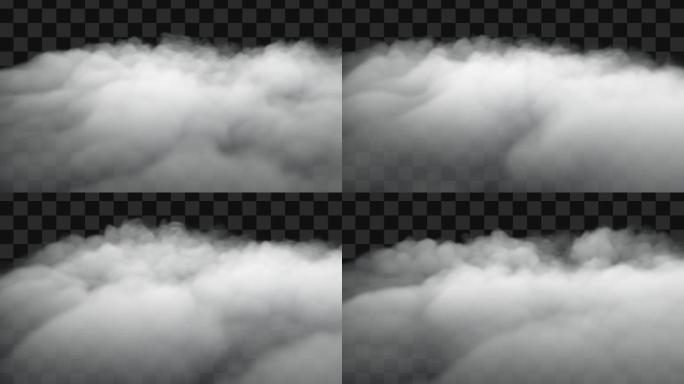 烟雾云层白烟白云白雾180E