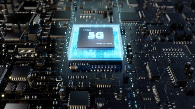 芯片5G科技感中国制造石墨烯芯片