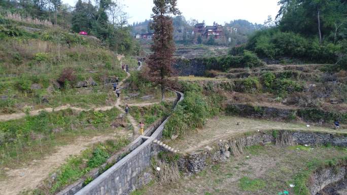 湖南湘西吉首德夯大峡谷自然奇观航拍4K