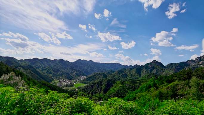 石家庄驼梁延时风景