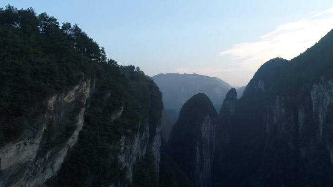 湖南湘西吉首德夯大峡谷自然奇观航拍4K