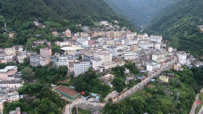 贡山县航拍大景