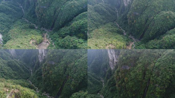 湖南湘西吉首德夯大峡谷自然奇观航拍4K