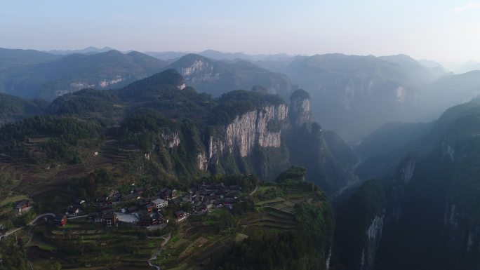 湖南湘西吉首德夯大峡谷自然奇观航拍4K