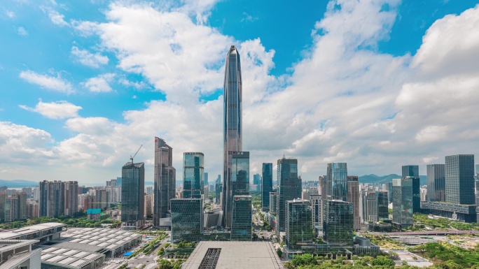 深圳市区平安金融中心延时