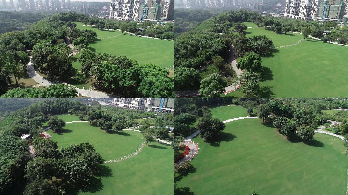 重庆中央公园航拍4k画质