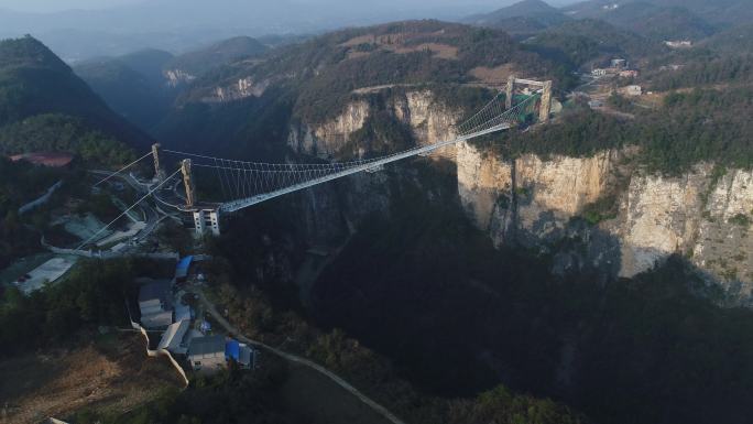 湖南张家界慈利县张家界大峡谷航拍4K