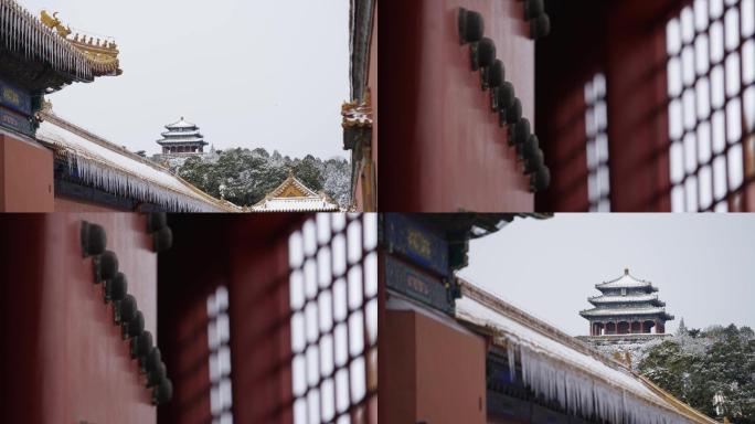 北京故宫，唯美雪景，风景