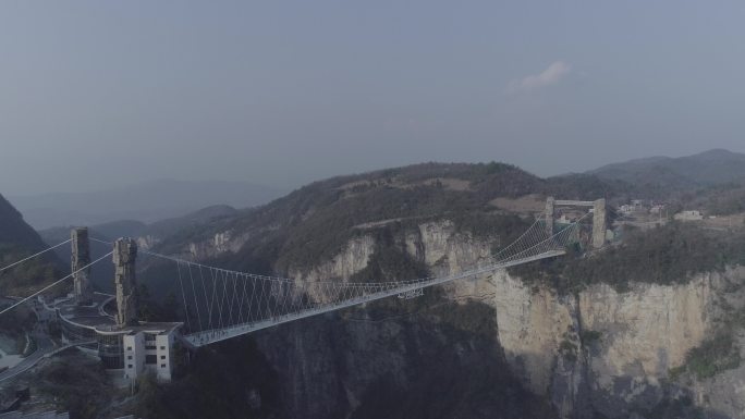 湖南张家界慈利县张家界大峡谷航拍4K