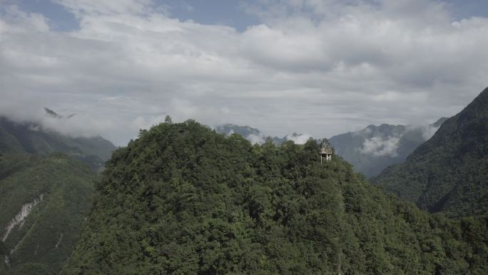 巴山大峡谷4k航拍