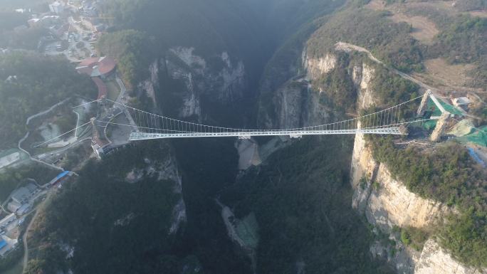 湖南张家界慈利县张家界大峡谷航拍4K