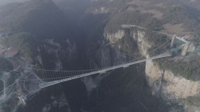 湖南张家界慈利县张家界大峡谷航拍4K