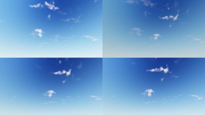 高清4K循环大草原蓝天白云延时摄影10