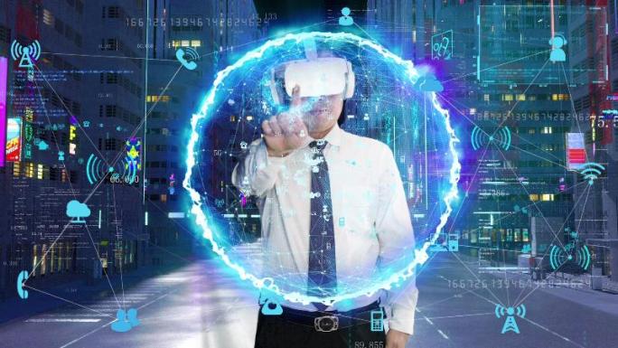VR虚拟现实智能眼镜体验元宇宙移动互联网