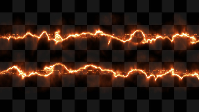 电流链条能量光线1-alpha通道