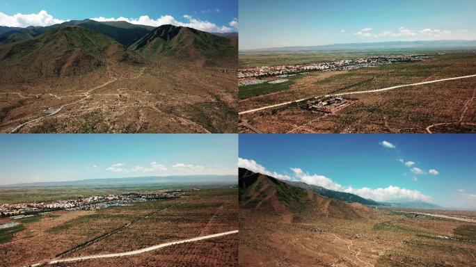 4K-新疆哈密巴里坤县天山航拍