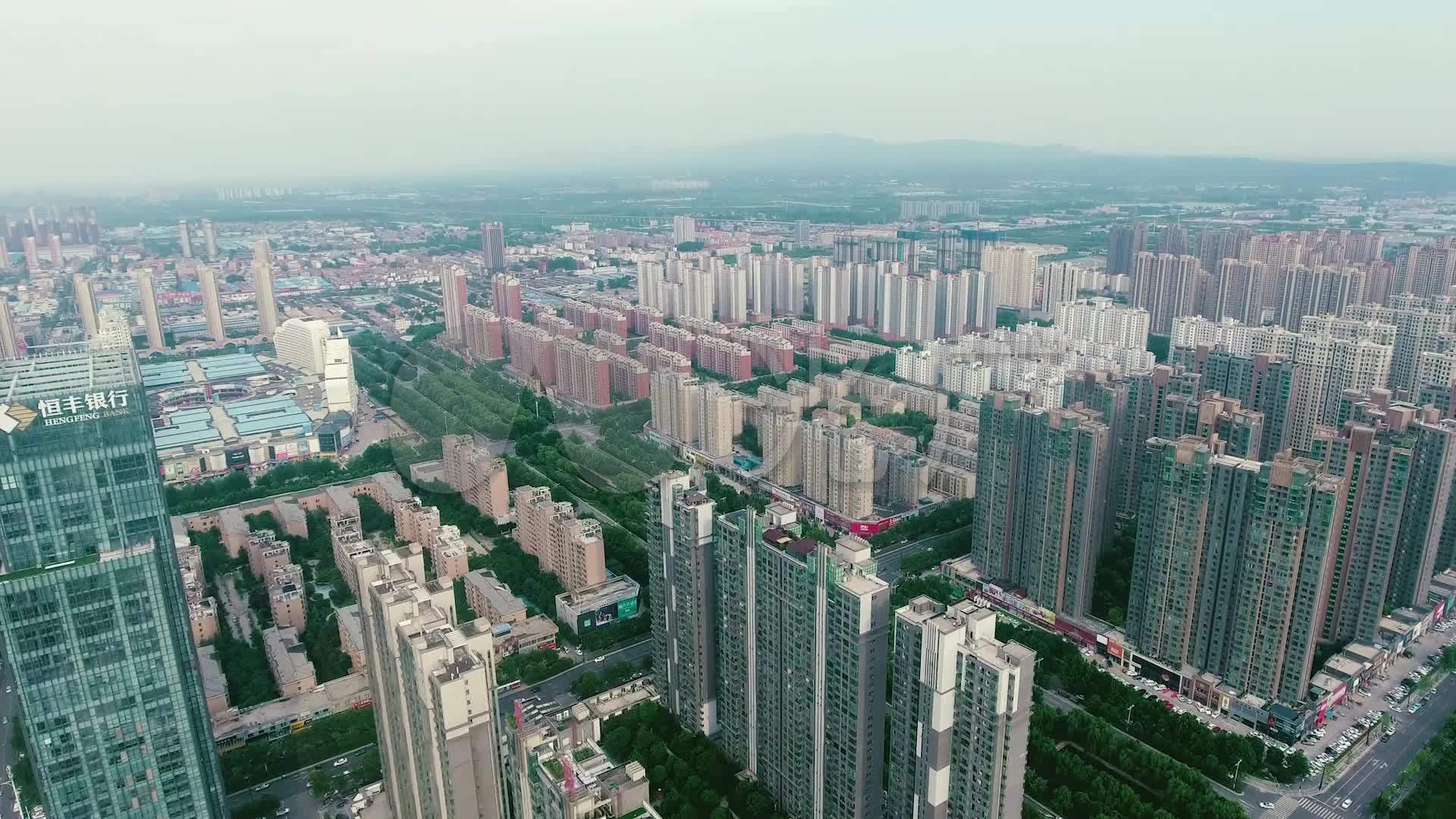洛阳新区航拍 泉舜168 小区
