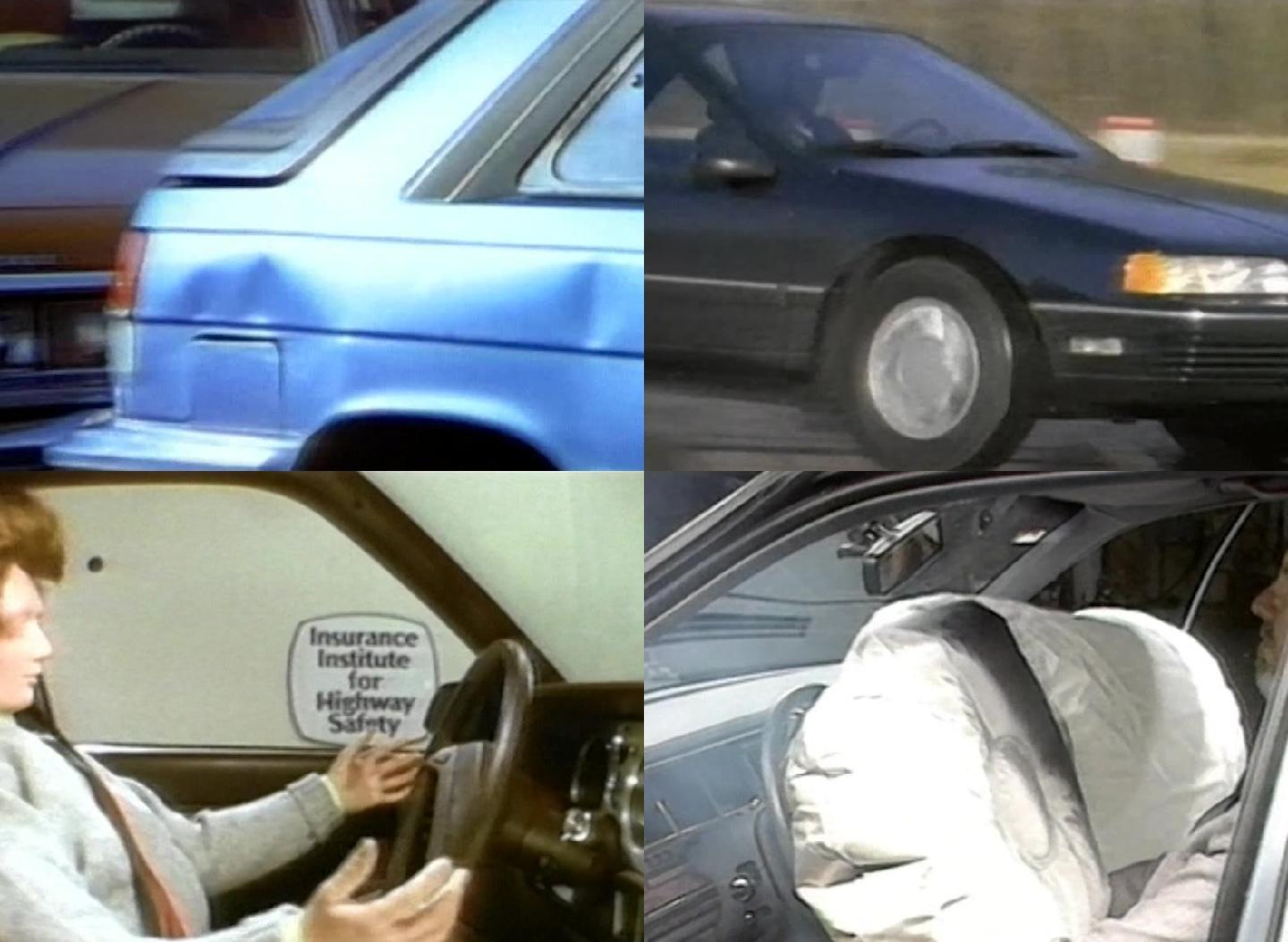 90年代汽车安全测试影像
