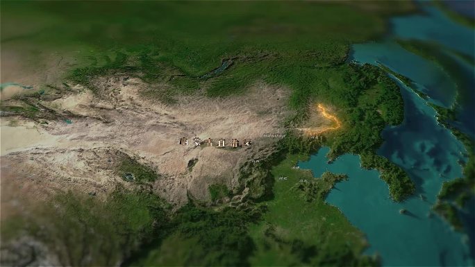 内蒙古地形图