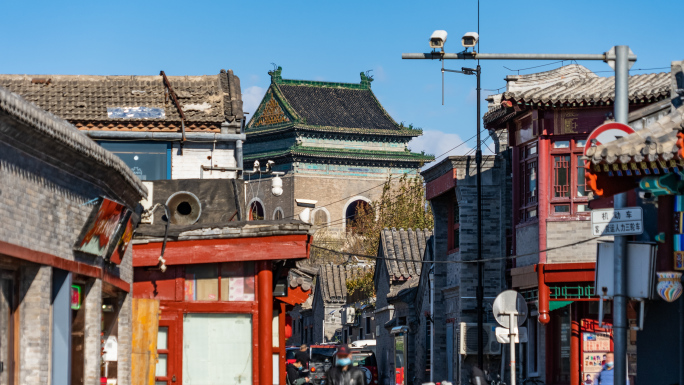 【4K】北京钟楼-日景延时01