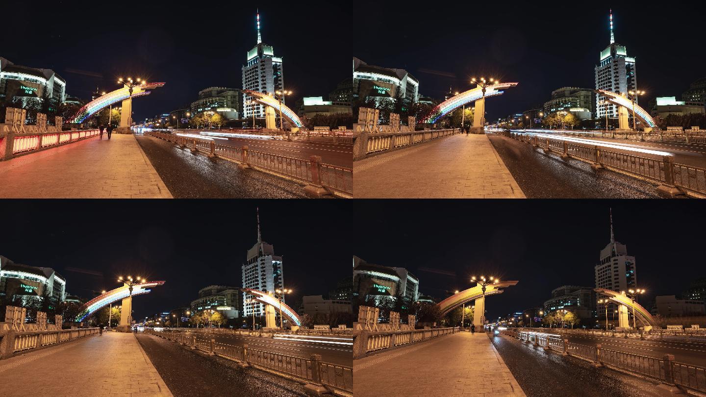 【4K】复兴门桥-夜景延时