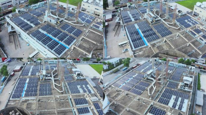 屋顶太阳能光伏太阳能板新能源