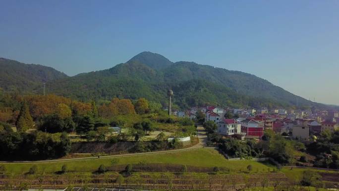 金华山双龙风景区旅游接待中心航拍素材