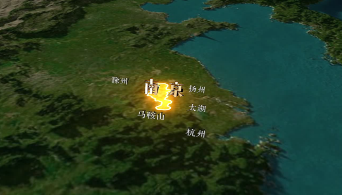 南京地形图