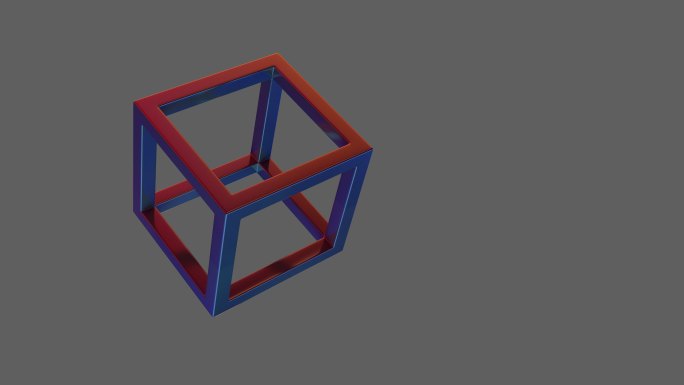 三维立方体设计元素